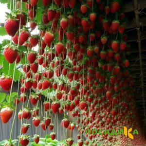 Клубника ампельная Анастасия купить по цене от 370р. в интернет-магазине «Посадика» с доставкой почтой в в Пыть-Яхе и по всей России – [изображение №1].
